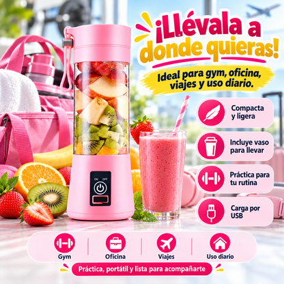 ¡Batidos Frescos Donde Quieras! – Licuadora Portátil Recargable 30% off