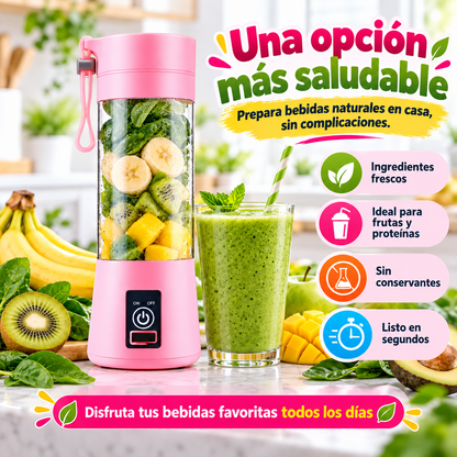 ¡Batidos Frescos Donde Quieras! – Licuadora Portátil Recargable 30% off