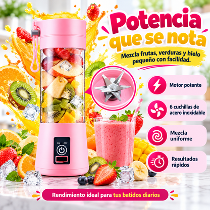 ¡Batidos Frescos Donde Quieras! – Licuadora Portátil Recargable 30% off