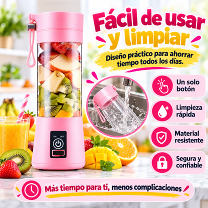 ¡Batidos Frescos Donde Quieras! – Licuadora Portátil Recargable 30% off