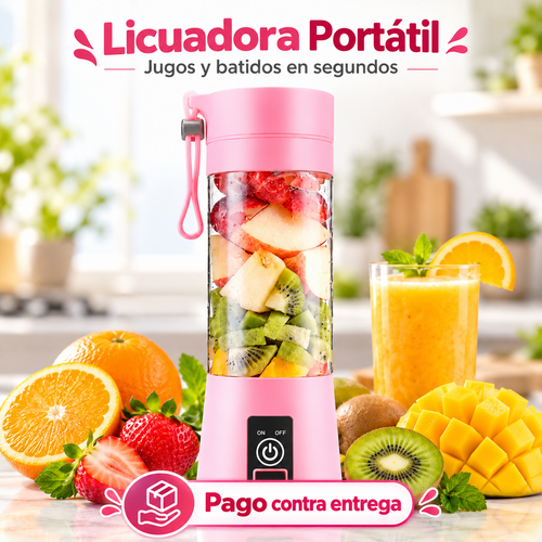 ¡Batidos Frescos Donde Quieras! – Licuadora Portátil Recargable 30% off